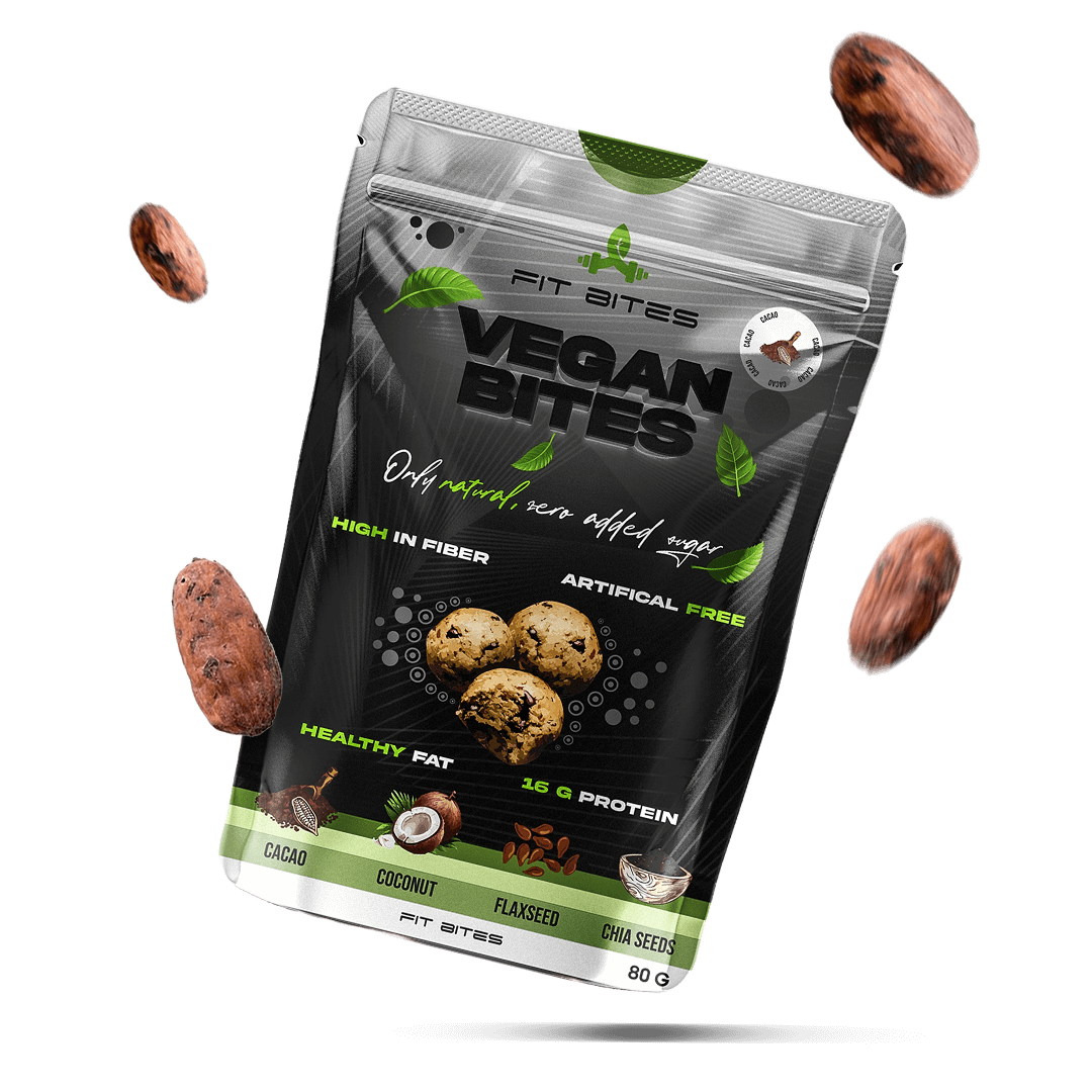 Kakaolu Protein İlaveli Vegan Atıştırmalık Bites